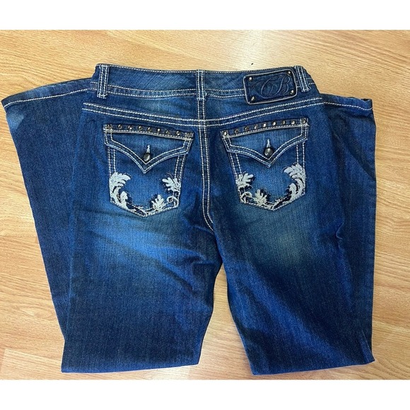 Code Bleu Blue Boot Cut Jeans - Picture 2 of 4